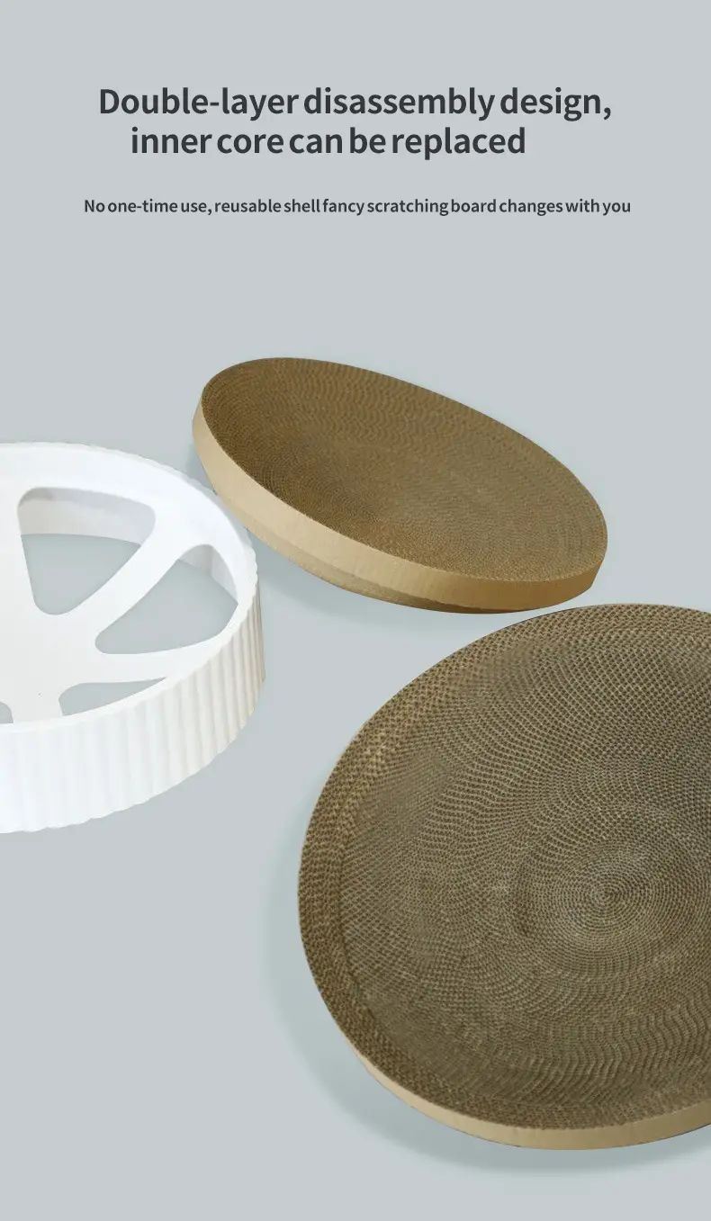 OKEYPETS - Bord Lapa Cat Bréagán Peataí Ilfheidhmeach Páipéar Rocach Bord  Scríobtha Cat Babhta Bord Scríobtha Cat Neid, image size:790x1357