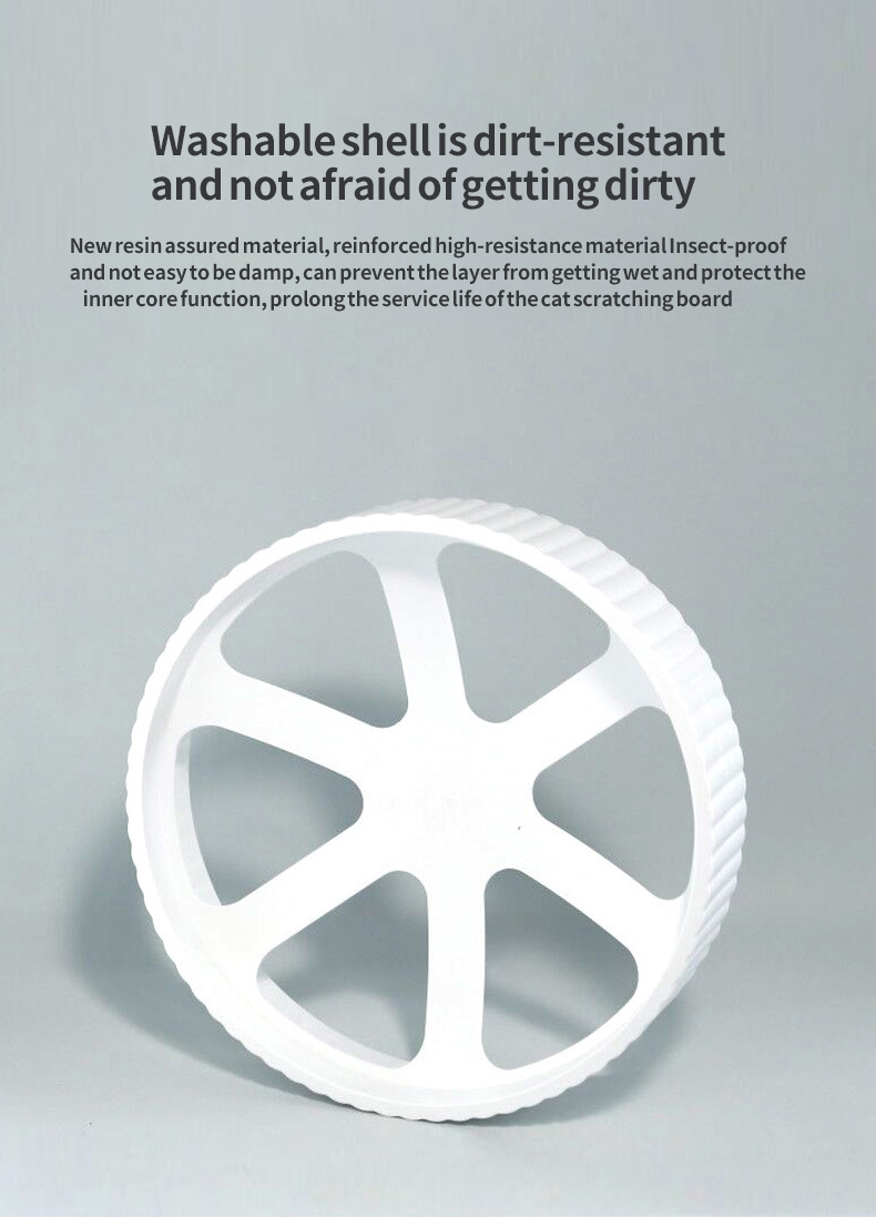 OKEYPETS - Macskamancs tábla Multifunkcionális hullámpapír mancs kisállat játék kerek macska kaparó tábla fészek macska kaparó tábla 15