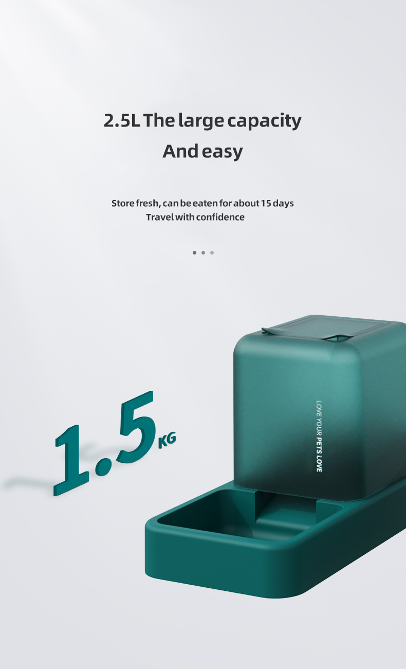 OKEYPETS - Distributeur automatique intelligent de nourriture et d'eau pour animaux de compagnie, de haute qualité, en gros. 11