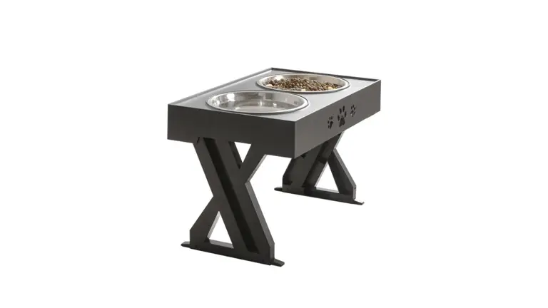 OKEYPETS - Най-продаваната двойна хранилка за домашни любимци, купа за кучета и котки, от неръждаема стомана, хранилки за кучета и домашни любимци 1