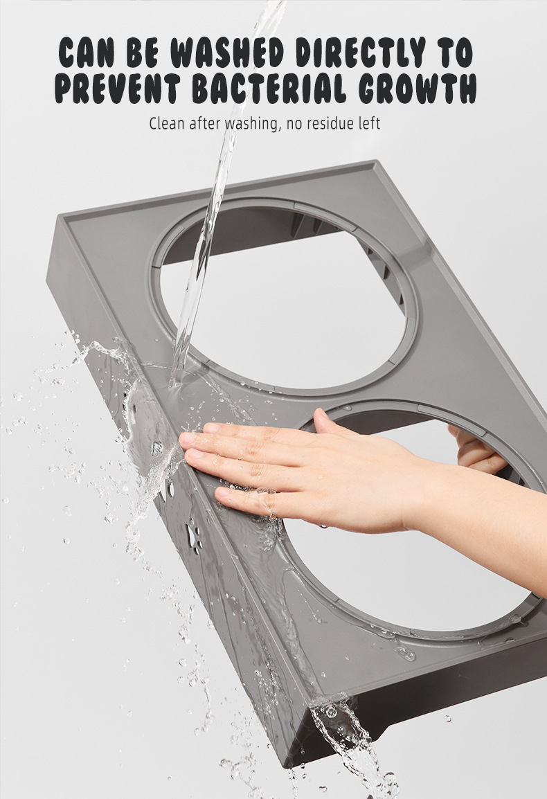 OKEYPETS - Най-продаваната двойна хранилка за домашни любимци, купа за кучета и котки, от неръждаема стомана, хранилки за кучета и домашни любимци 13