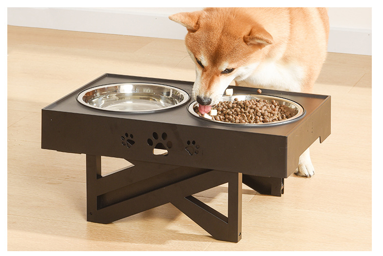 OKEYPETS - Най-продаваната двойна хранилка за домашни любимци, купа за кучета и котки, от неръждаема стомана, хранилки за кучета и домашни любимци 24