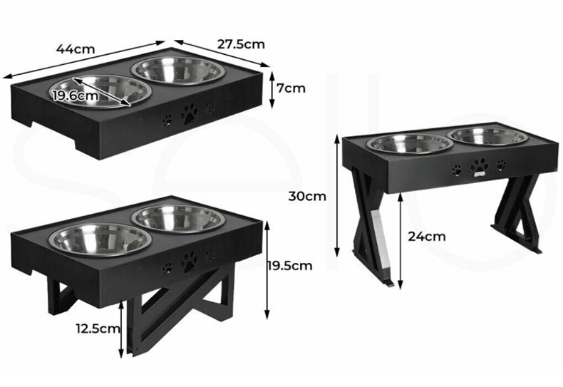 OKEYPETS - Най-продаваната двойна хранилка за домашни любимци, купа за кучета и котки, от неръждаема стомана, хранилки за кучета и домашни любимци 20