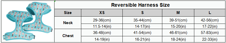 OKEYPETS Soft Comfortable Padded Dog Vest Harness Multi-Colored Pet Harness 9