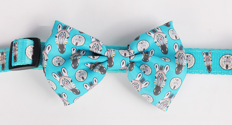 OKEYPETS Ensemble harnais pour chien, foulard bandana imprimé personnalisé, collier par sublimation, laisse et collier pour animal de compagnie 17