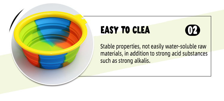 OKEYPETS - Környezetbarát utazó szilikon kisállat tál összecsukható hordozható kutyatál kutyatál 12