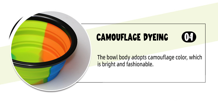 OKEYPETS - Környezetbarát utazó szilikon kisállat tál összecsukható hordozható kutyatál kutyatál 14