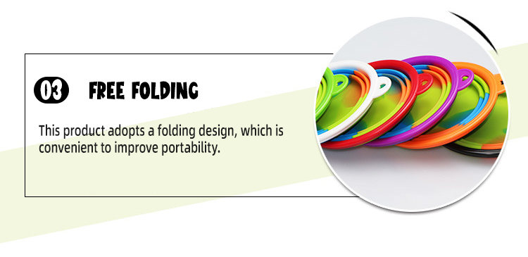 OKEYPETS - Környezetbarát utazó szilikon kisállat tál összecsukható hordozható kutyatál kutyatál 13