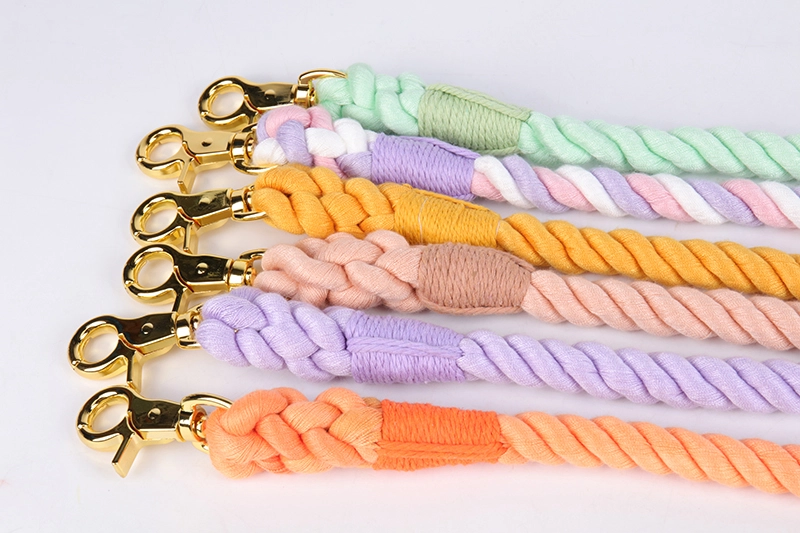 Laisse pour chien en corde de coton de haute qualité, disponible en gros - OKEYPETS 13