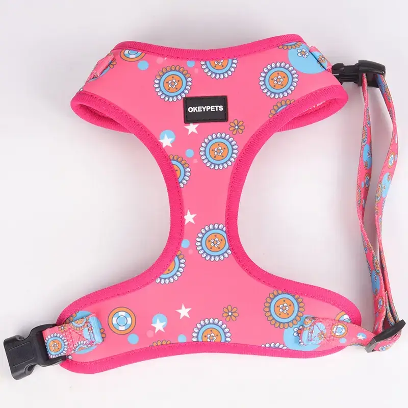 Custom heavy duty large dog harness supplier Manufacturer | OKEYPETS 3