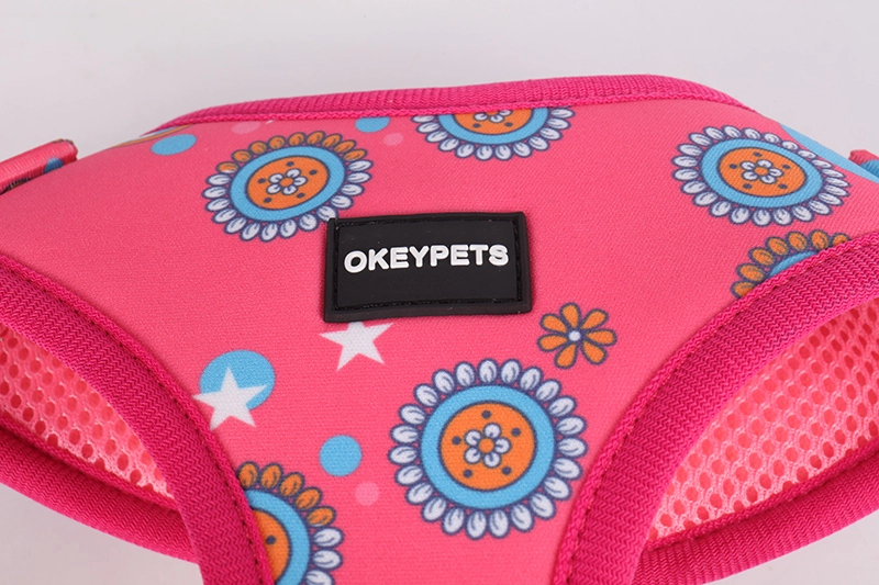Okeypets Accessoires pour animaux de compagnie Joli Gilet durable pour chiot Harnais personnalisé pour petits chiens 12