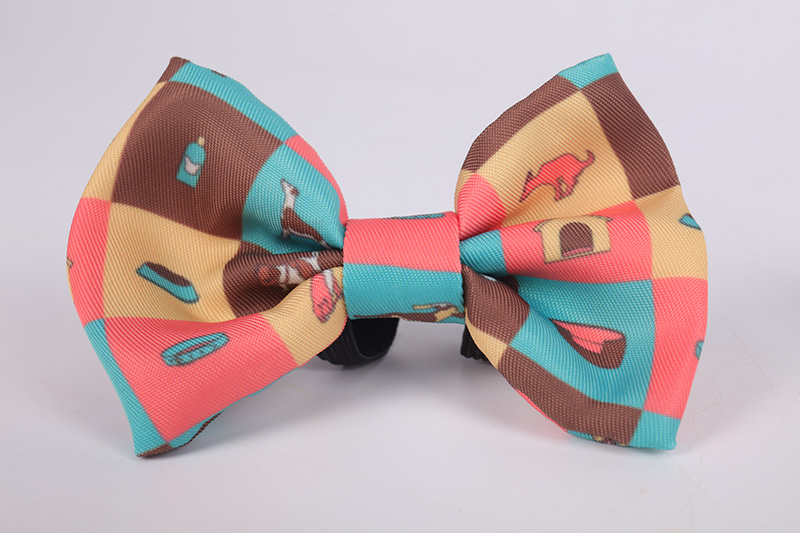 OKEYPETS - Nœud papillon professionnel pour chien OKEYPETS, doux, confortable et résistant, idéal pour Noël. 12