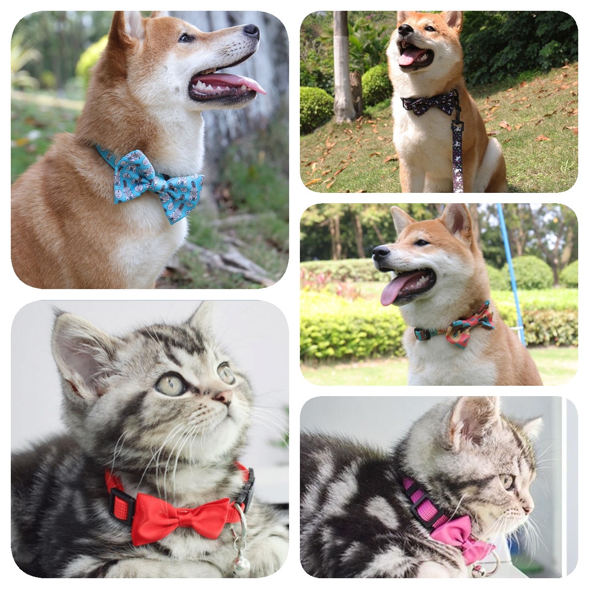 OKEYPETS, fabricant chinois de nœuds papillon personnalisés pour chiens. Nombreux motifs mignons. 16