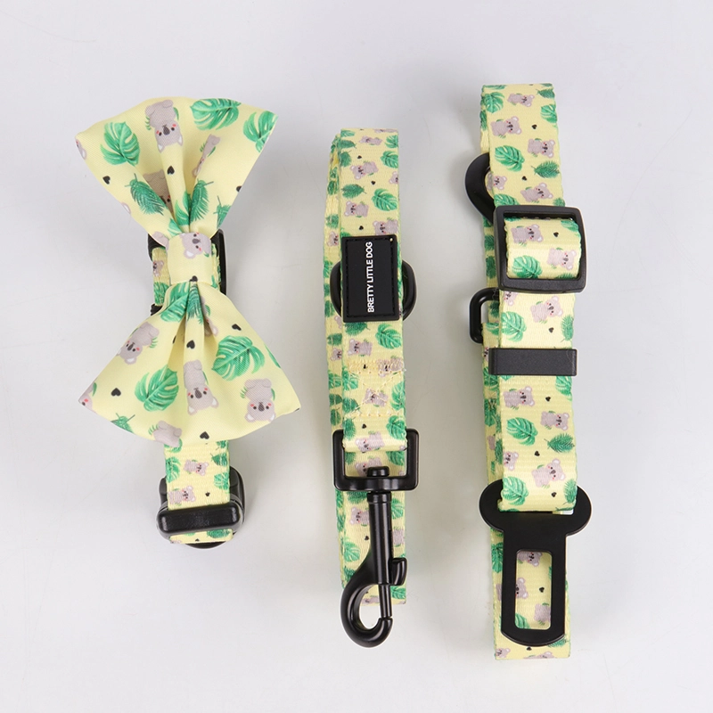 OKEYPETS Ceinture de sécurité durable, réglable et confortable pour animaux de compagnie, laisse pour chien 7