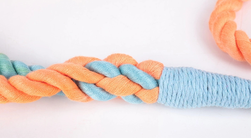 OKEYPETS Laisse pour chien tressée épaisse, faite maison, résistante et idéale pour l'entraînement, la marche, la course et le camping. Corde de traction pour animaux de compagnie. 14