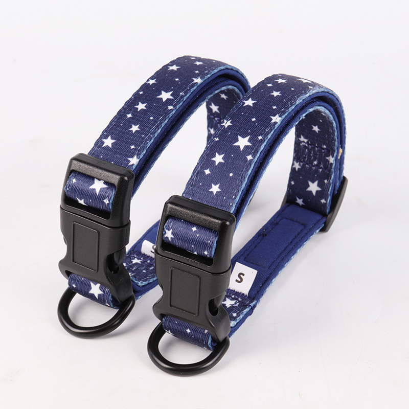 Collier pour chien OKEYPETS noir et vert, personnalisable et ajustable, avec boucle. 12