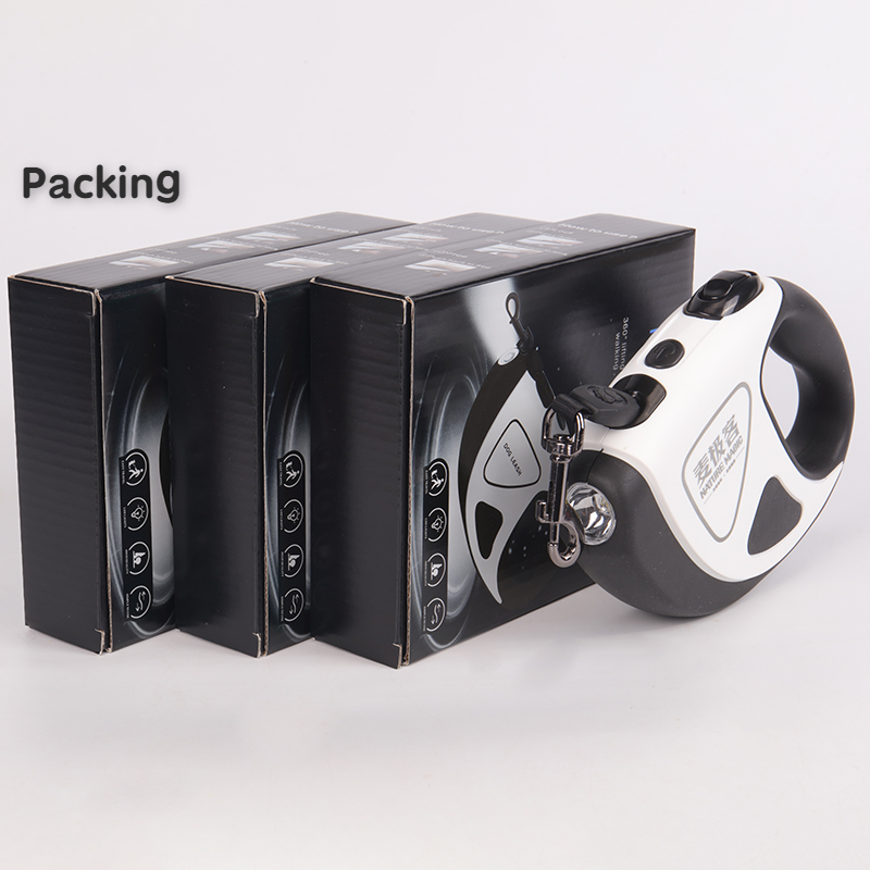 OKEYPETS - OKEYPETS Borong Tali Nilon Anjing Led Secara Automatik Tali Anjing Tugas Berat Panjang Boleh Ditarik Balik Tali Haiwan Peliharaan 18