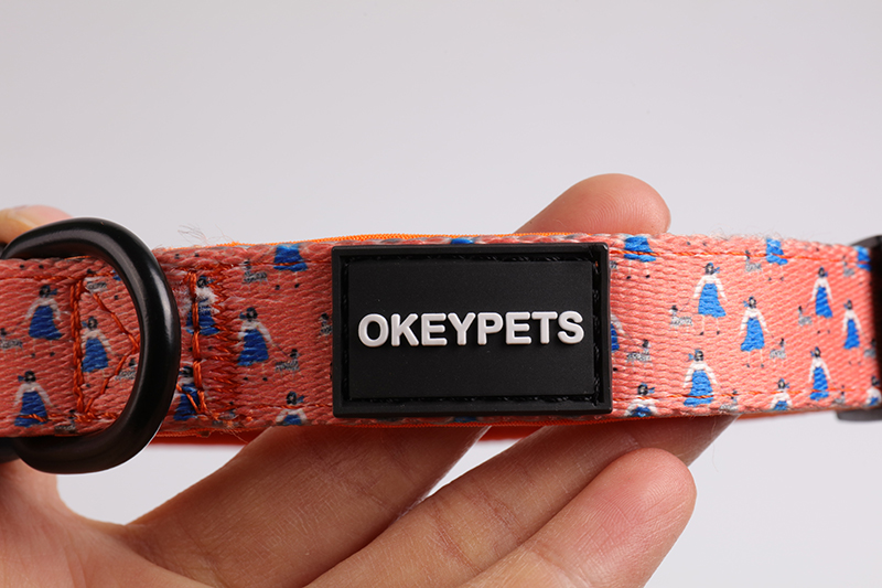 OKEYPETS - Collier pour chien en néoprène rembourré, polyester sublimé, motif imprimé gratuit. Tous les produits 15