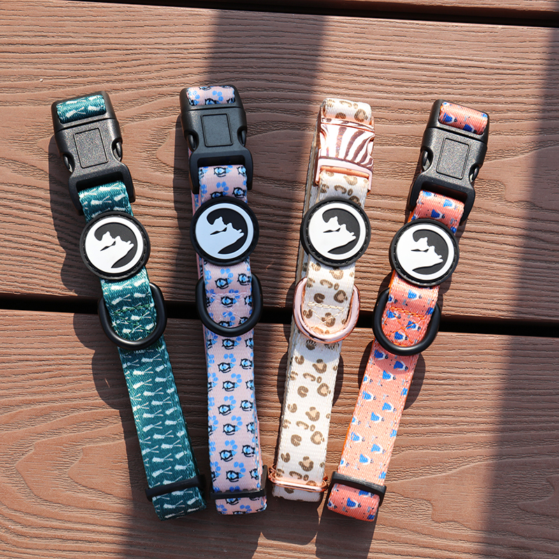 OKEYPETS - Collier pour chien à motif sublimé uni tendance, double couche en néoprène. Tous les produits 10