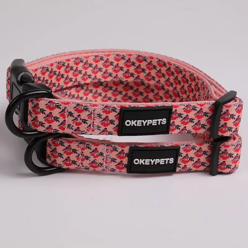 OKEYPETS - Collier pour chien en néoprène personnalisé avec logo, faible quantité minimale de commande. Tous les produits 1