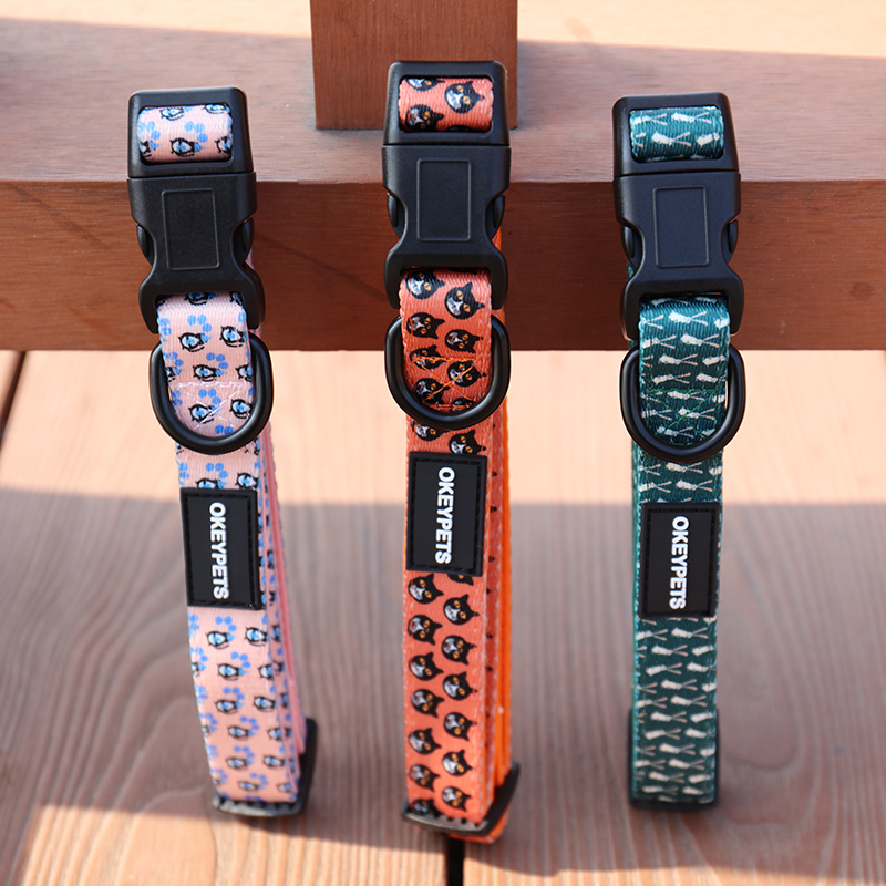 OKEYPETS - Collier pour chien personnalisé avec motif, chaîne sublimée, collier de luxe de marque de créateur célèbre. Tous les produits 10