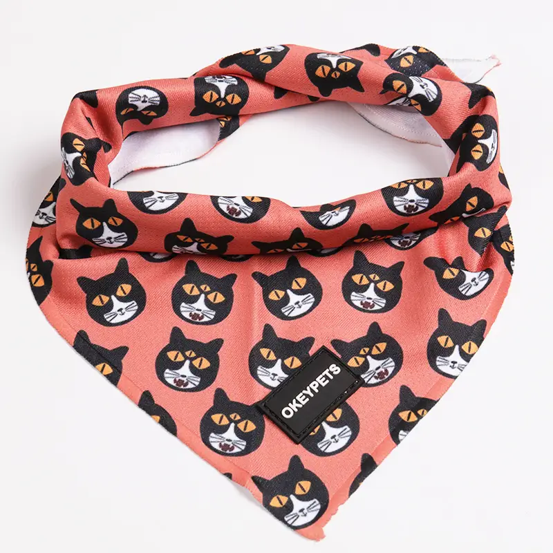 OKEYPETS - Okeypets Orem bandanas pour chiens mignons imprimés personnalisés, écharpe en polyester, vente en gros de bandanas triangulaires unis pour chiens. Tous les produits 1
