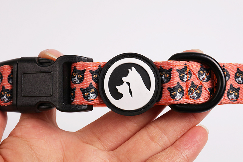 Coleiras para animais de estimação OKEYPETS, design de luxo para cães, logotipo personalizado, macias, confortáveis ​​e hipoalergênicas, com impressão reciclada. 12