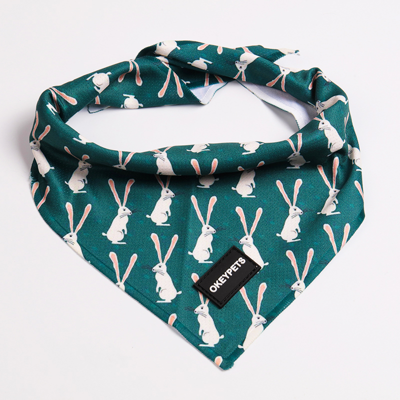 OKEYPETS - Bandanas triangulaires personnalisés avec logo Okeypets pour chats et chiens - Accessoires résistants et de forme unique pour animaux de compagnie 8
