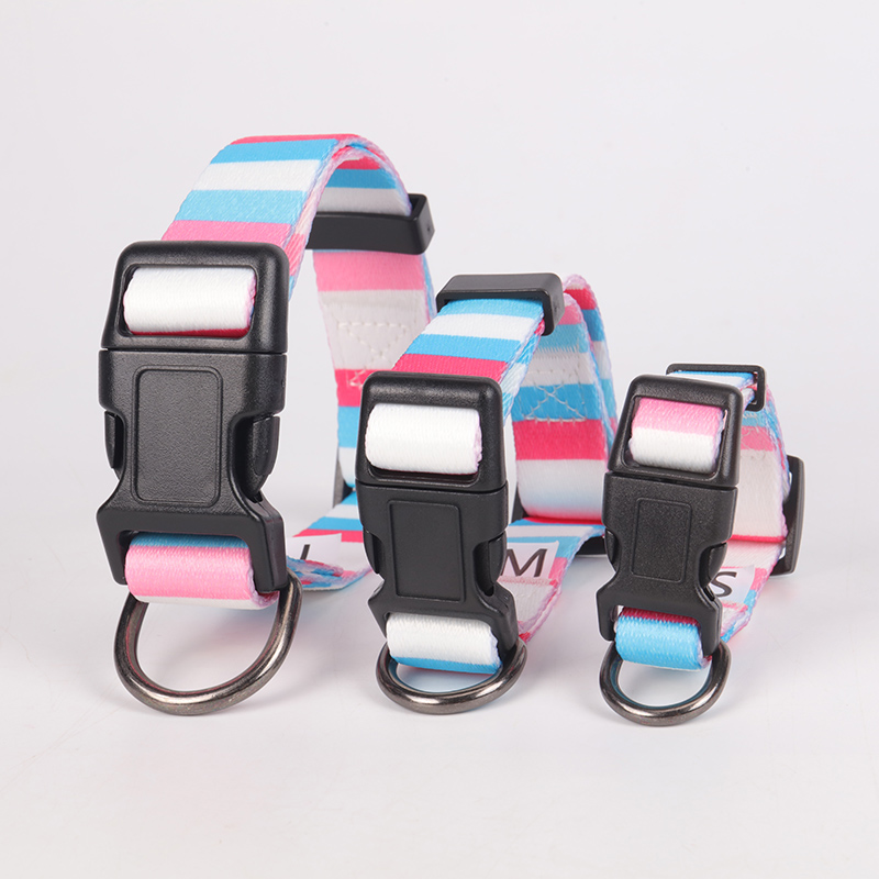 OKEYPETS - Collier pour chien en néoprène et polyester avec chaîne, imprimé par transfert thermique, produit OKEYPETS 18