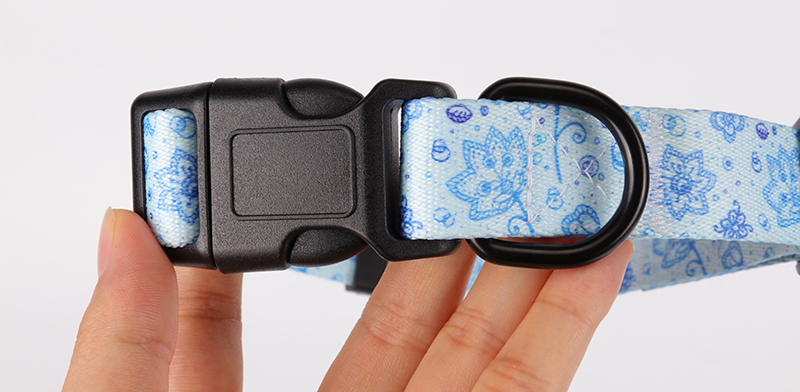 OKEYPETS - Pet Collars Wholesale Custom Pattern Polyester Webbing Training Collar For Small Dogs Polyester Dog Dollar 14