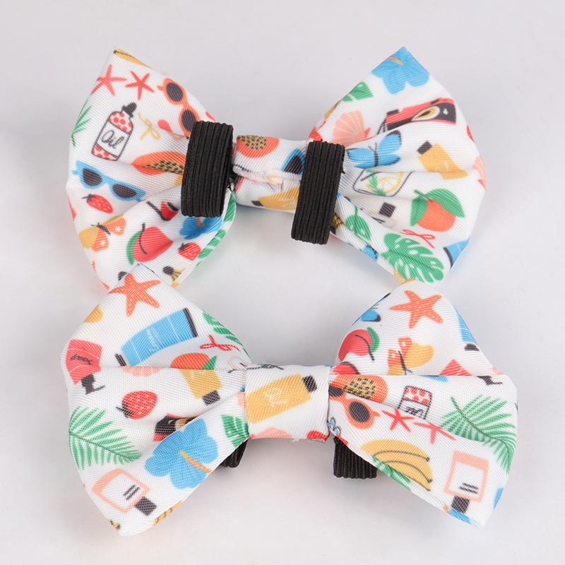 OKEYPETS - OKEYPETS Vente en gros de nœuds papillon mignons pour chiens, imprimés par sublimation, bandanas multicolores pour chiens, écharpes triangulaires pour animaux de compagnie 13