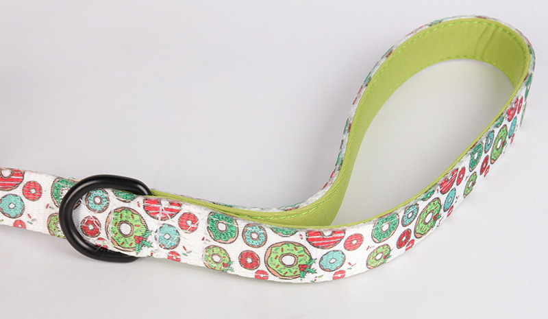 OKEYPETS - 대량 판매 강아지 목줄, 반려동물용 승화 인쇄, 다기능, 귀여운 배변 봉투 홀더, 조절 가능한 친환경 액세서리, 네오프렌 반려동물 목줄 13