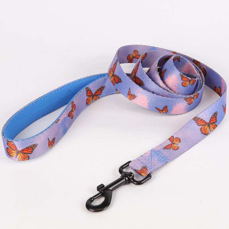 OKEYPETS - OKEYPETS Neopren Poliester Material Durabil Respirabil Alergare Mers Lesă pentru Câini La Modă Lesă pentru Câini din Poliester 15