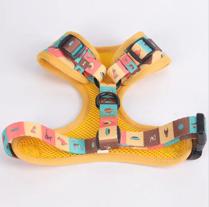 OKEYPETS - OKEYPETS Supplies Personalized Sublimation No Pull Step-in Dog Harness Pet All products 1