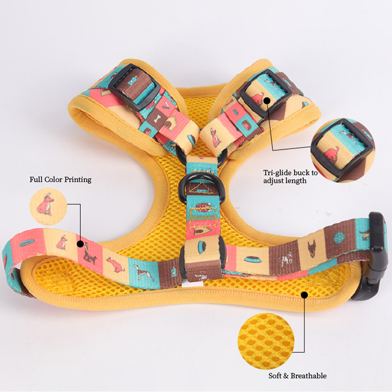 أوكي بيتس - سترة أوكي بيتس الخارجية للكلاب للمشي لمسافات طويلة، حقيبة ظهر للمشي مع الحيوانات الأليفة، حزام شبكي يسمح بالتهوية، حزام للجراء والحيوانات الأليفة يمنع الشد 9