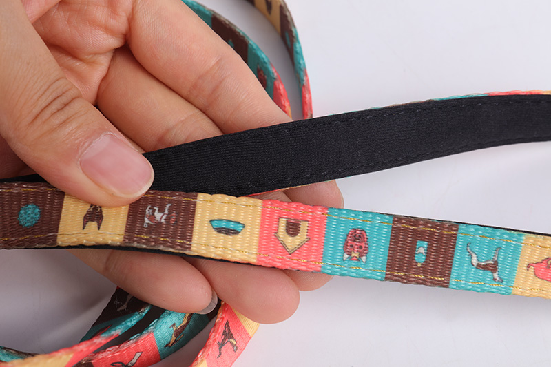 OKEYPETS - Поводок для собак, изготовленный на заказ, с логотипом бренда, мягкий, не тянет, регулируемый, удлиняемый. 12