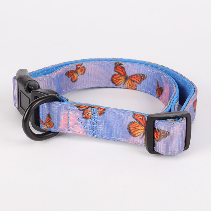 OKEYPETS - OKEYPETS Collari per animali domestici con logo personalizzato a basso prezzo, fodera in morbido poliestere e neoprene, papillon regolabile, collare per cani con stampa a sublimazione 13
