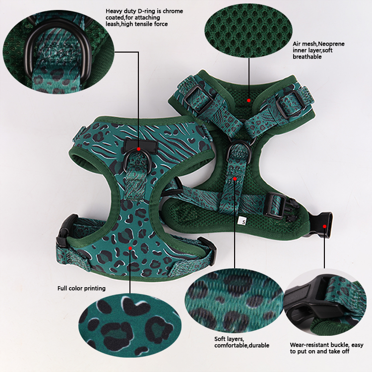 OKEYPETS Private Label Hvalp Kæledyrsvest Air Meash Komfortabel Designers Kraftig Hundesele Rygsæk Kæledyrssele 9