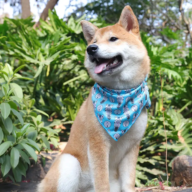 OKEYPETS - OKEYPETS Multiple Sizes Offered Personalized Washable Colorful Triangle Cooling Luxury Dog Bandana Scarf All products 1
