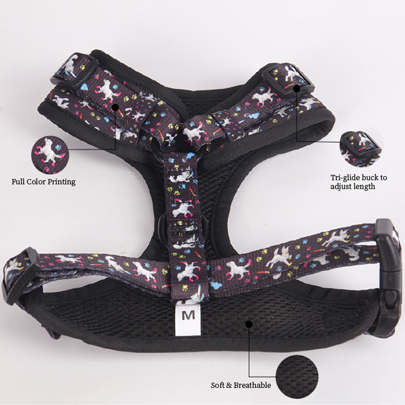 OKEYPETS - OKEYPETS Bulk Professional Custom Logo Pet Vest No Pull Adjustable Padded Dog Heavy Duty Dog Designer Harness Neoprene Dog Harness 10