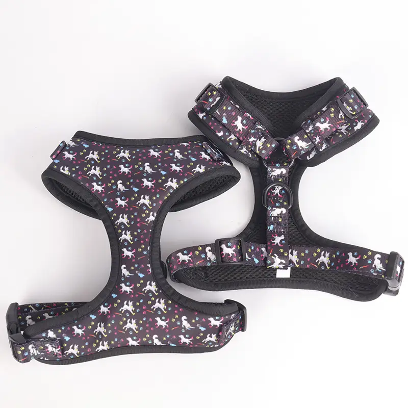 OKEYPETS - OKEYPETS Fashion Colorful Soft Breathable Eco Friendly Dog Vest Harness Pet With Poop Bag All products 1