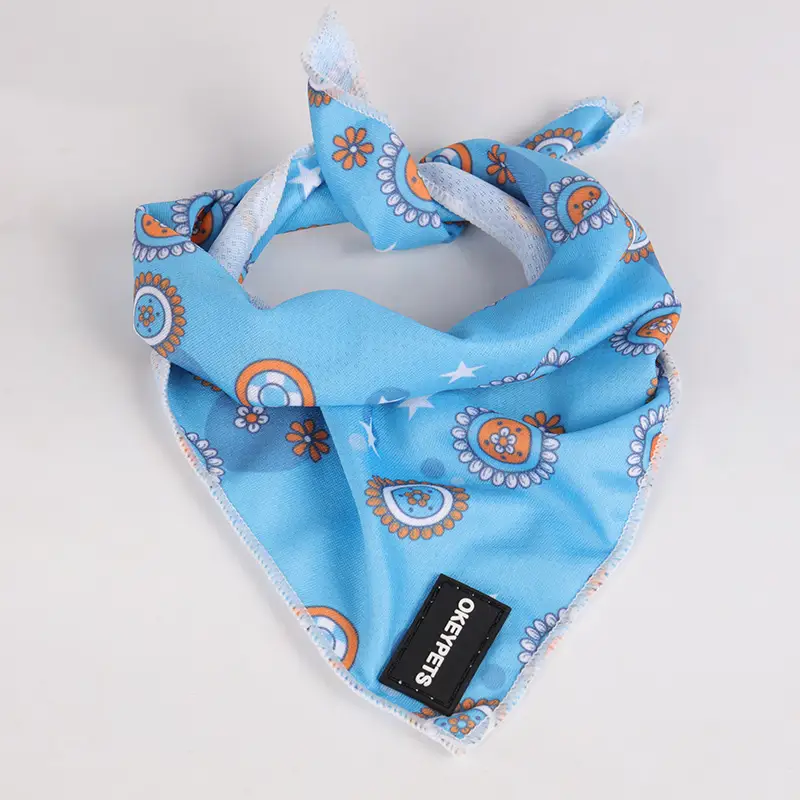 OKEYPETS - OKEYPETS Bandanas Dog Triangle Accessories Sublimation Personalized Designer Luxury Pet Bandana All products 1