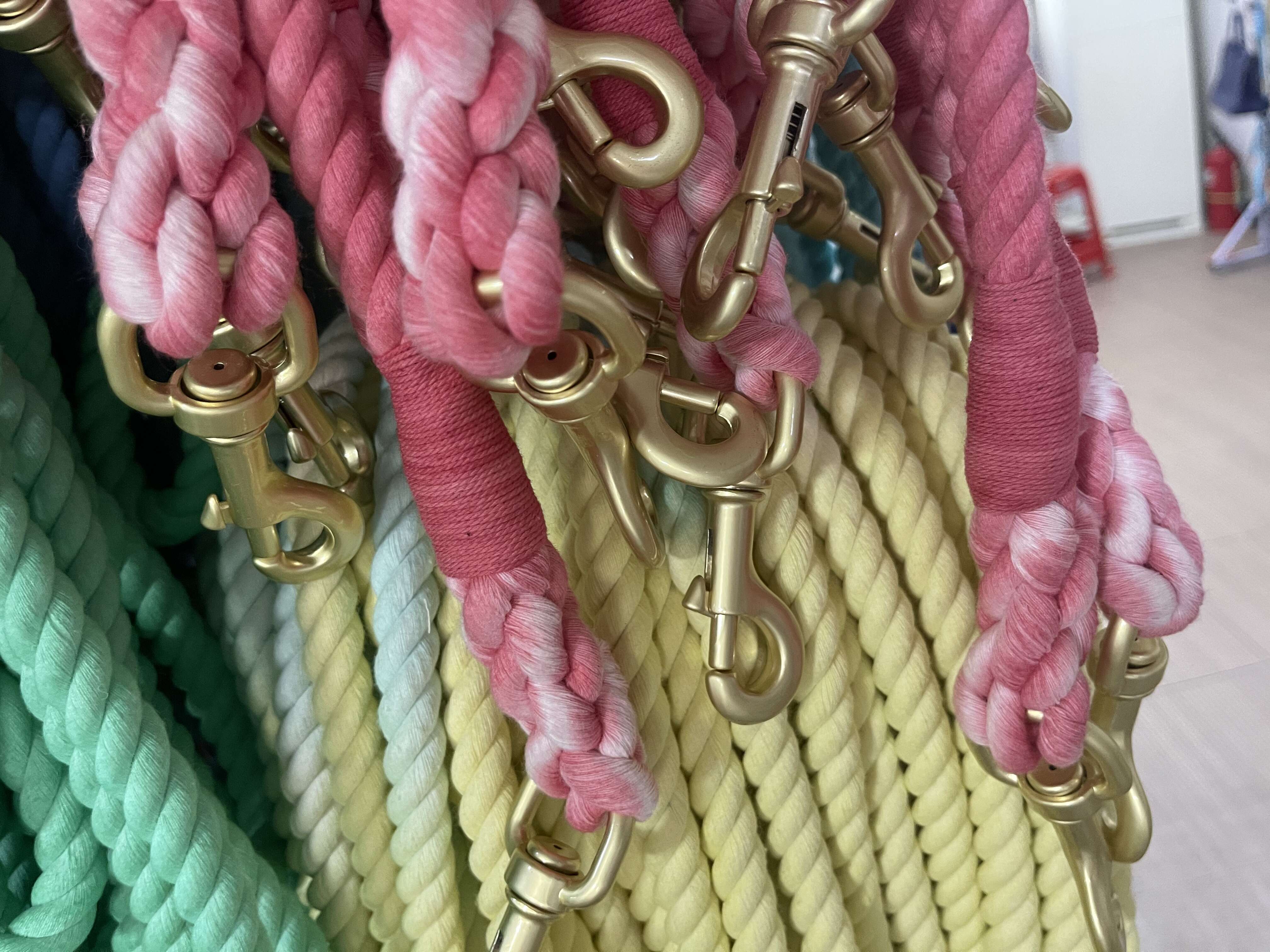 OKEYPETS Laisse tressée en coton personnalisée, design tendance et attrayant 20