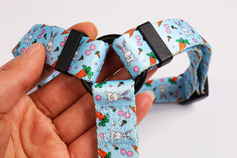 OKEYPETS - Ensemble harnais et laisse pour chien personnalisé en néoprène par sublimation 10