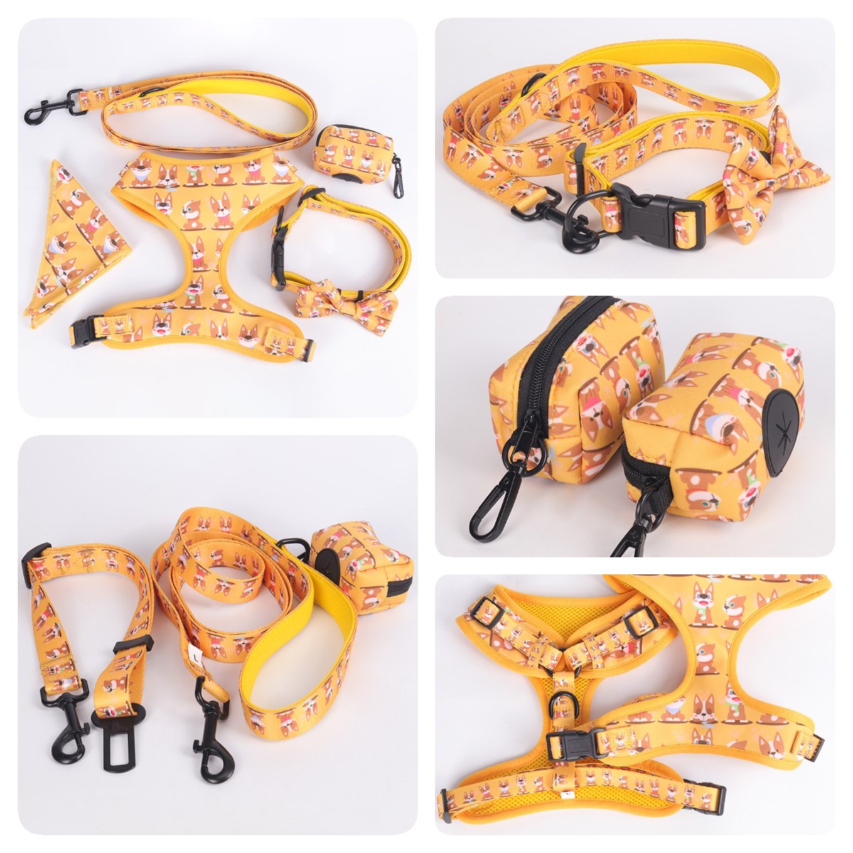 OKEYPETS - OKEYPETS Puha, biztonságos, kényelmes, mindennapi használatra szánt készlet, strapabíró kisállat hám, póráz, kakizsák-tartó, gazdaságos, luxus kutyanyakörv és póráz. Minden termék. 21