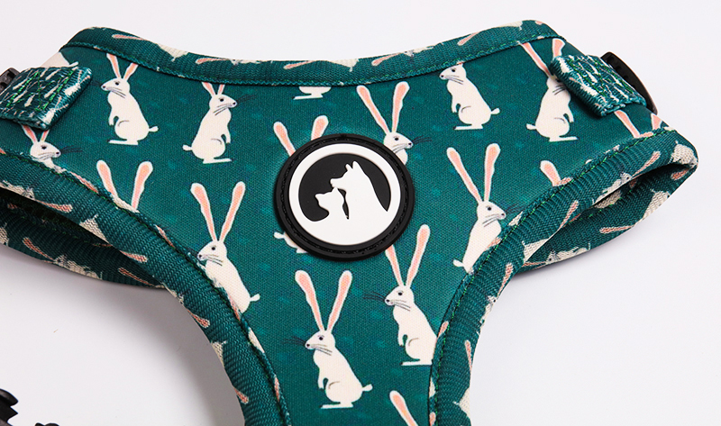 OKEYPETS - OKEYPETS Designers Gilet pour animaux de compagnie Ensemble harnais personnalisé en néoprène avec nœud papillon ajustable et personnalisé, harnais anti-traction pour chien Ensemble collier et laisse pour animaux de compagnie 17