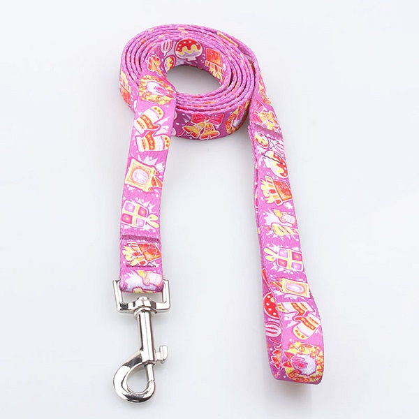 OKEYPETS - Laisse pour chien OKEYPETS en polyester durable, sûre et confortable, avec motif confortable et imprimé personnalisé. Laisse d'été pour chien en polyester. 13