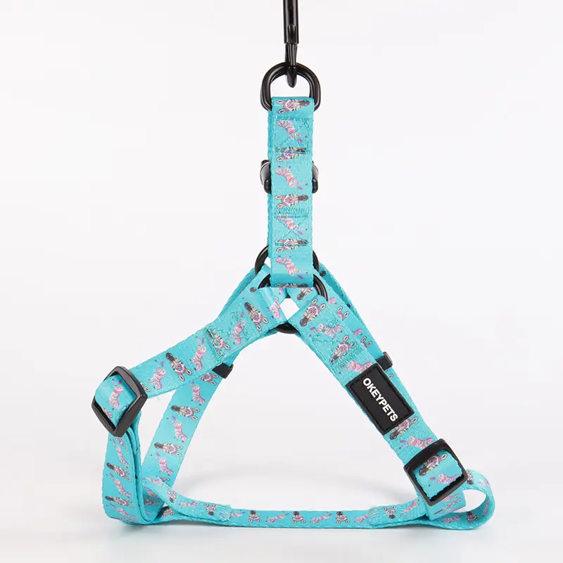 OKEYPETS - OKEYPETS Mintás logó Egyedi Tartósság Kényelem Kiszakítható Szublimációs Neoprén Kivehető Kutyahám Mellény Minden termék 1