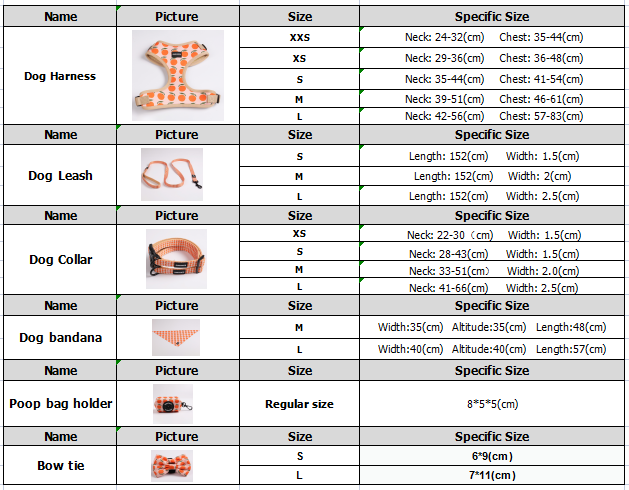 OKEYPETS Ensemble harnais de luxe pour chien, collier réversible personnalisé avec impression, laisse et harnais pour animaux de compagnie 8