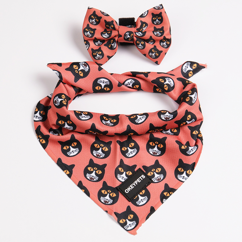 OKEYPETS - No pull pet adjustable design reversible dog harness leash collar poop bag holder luxury dog harness set Pet Collar Leash/Dog Harness Set 17